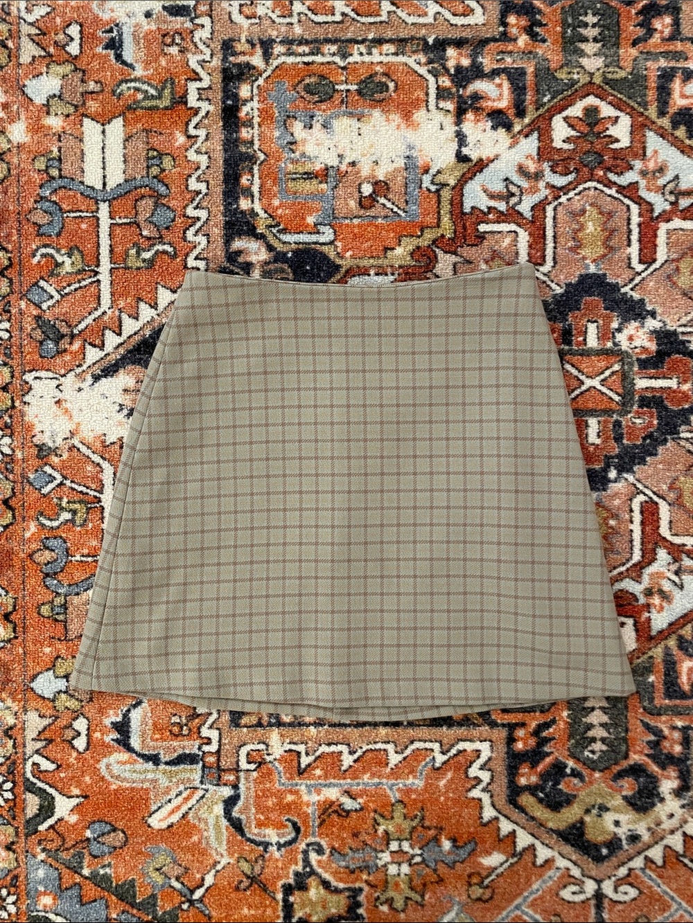 Aritzia Wilfred Classic Mini Skirt Wool Blend Plaid | Women’s Size 0